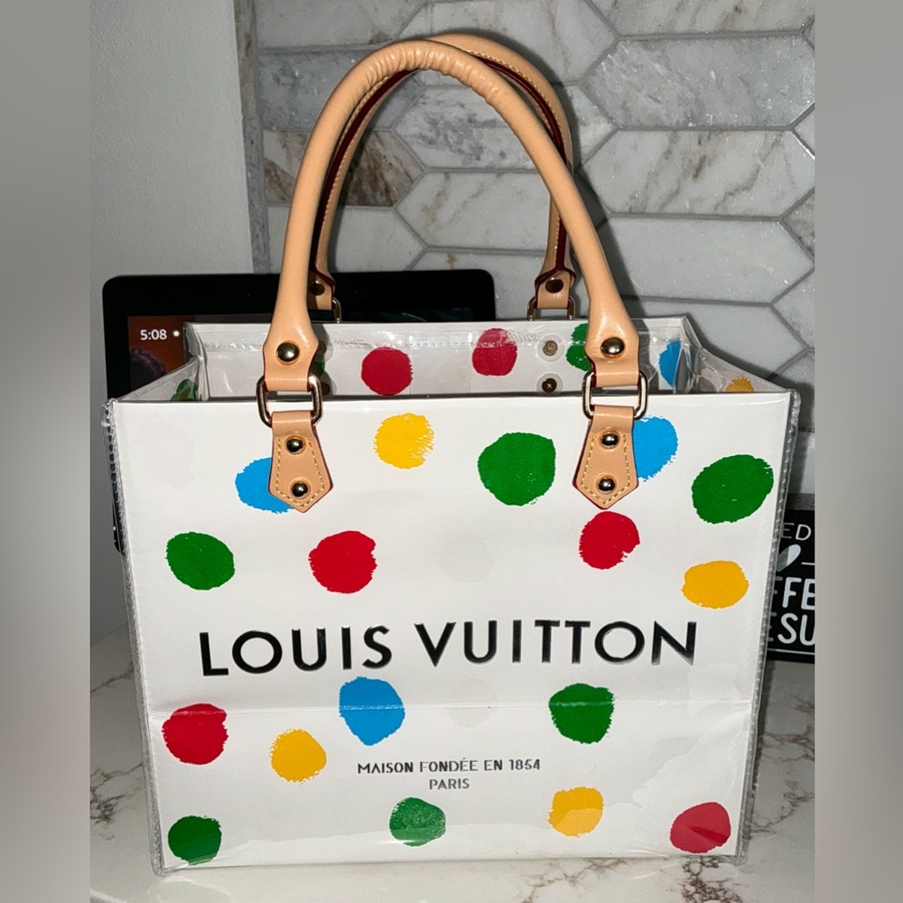 Louis Vuitton Paper Shopping Bag with PVC Protector